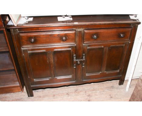 4' 3" Ercol oak sideboard