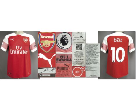 Arsenal, FC - Trikot 2018/19 - Original Spielertrikot vom FC Arsenal mit der Rückennummer 10. Beflockt mit Mesut Özil für die