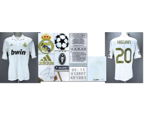 Madrid, Real - Trikot 2011/2012 - Original match worn Spielertrikot von Real Madrid mit der Rückennummer 20. Getragen von Gon