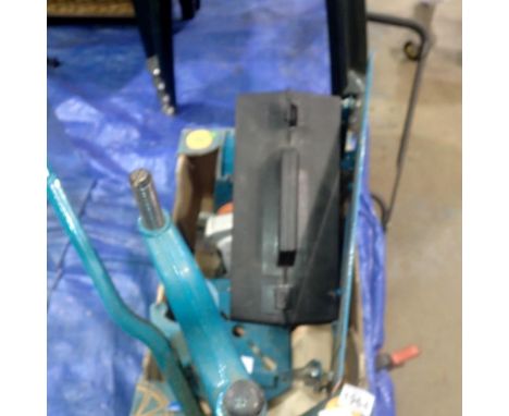Mixed tools including a drill press. Not available for in-house P&amp;P 
