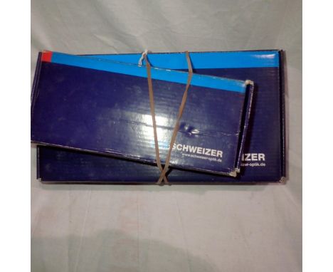 Two boxed German Schweizer LED magnifying glasses. UK P&amp;P Group 2 (£20+VAT for the first lot and £4+VAT for subsequent lo