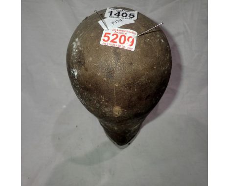 Vintage wig stand. UK P&amp;P Group 2 (£20+VAT for the first lot and £4+VAT for subsequent lots) 