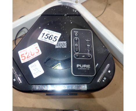 Pure Chronos DAB radio and CD player. All electrical items in this lot have been PAT tested for safety and have passed. This 