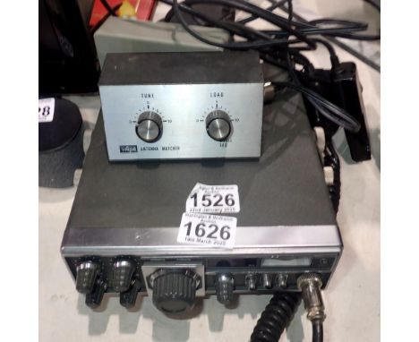 CB radio, Belcom LS-102, receives but does not transmit, for repairs. UK P&amp;P Group 2 (£20+VAT for the first lot and £4+VA