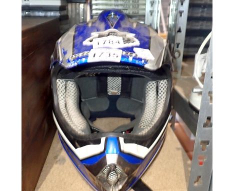 Wulfsport.com motorcycle helmet, size L, no visor. Not available for in-house P&amp;P