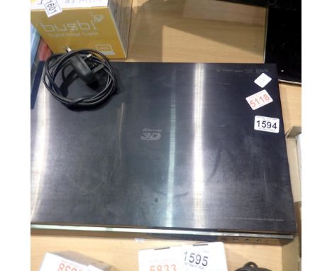 LG blu ray player, with cables. All electrical items in this lot have been PAT tested for safety and have passed. This does n