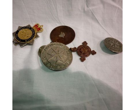 St John Ambulance Association badges, Greater Manchester Police cap badge and a KCC Special Constable ID token. UK P&amp;P Gr
