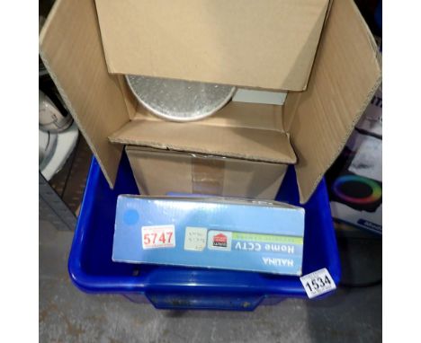 Parking sensor, home CCTV and two new light fittings. Not available for in-house P&amp;P