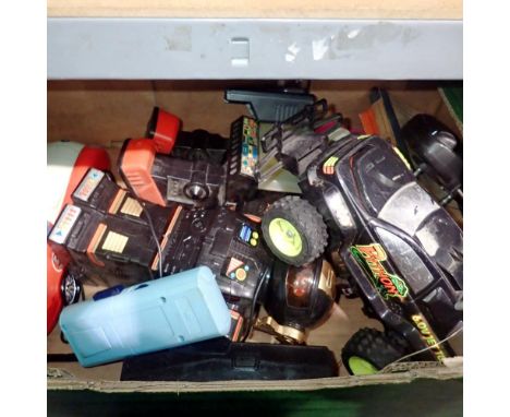 Vintage toys to include Tomy robots and Thunderbirds. Not available for in-house P&amp;P 