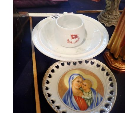 Two piece White Star Line RMS Titanic. Cup &amp; saucer. UK P&amp;P Group 2 (£20+VAT for the first lot and £4+VAT for subsequ
