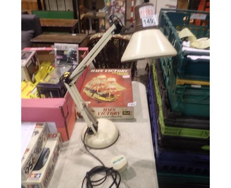 Anglepoise lamp in cream and beige. Not available for in-house P&amp;P 