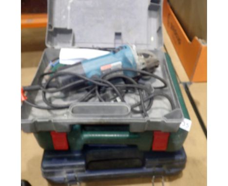 Three Bosch power tools to include drills and grinder. All electrical items in this lot have been PAT tested for safety and h