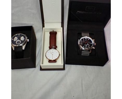 Three watches to include Morphie. UK P&amp;P Group 2 (£20+VAT for the first lot and £4+VAT for subsequent lots) 