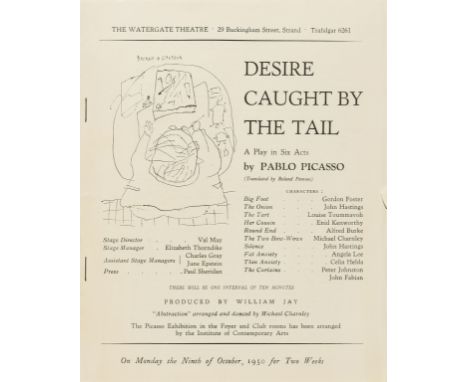 Surrealism.- Picasso (Pablo).- Programme for 'Desire Caught by the Tail. A Play in Six Acts by Pablo Picasso, 6pp. duplicated