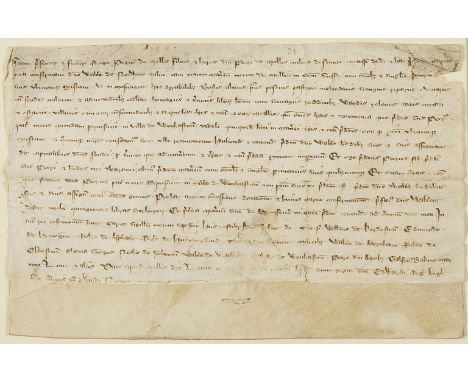 Norwich (Sir Walter de, chief baron of the exchequer, d. 1329) Charter, I Peter de Mellis son of Peter de Mellis deceased hav