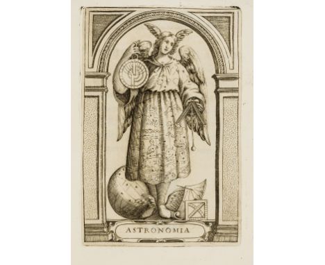 Iconography.- Giarda (Cristoforo) Bibliothecae Alexandrinae icones symbolicae elogiis illustratae, engraved architectural tit
