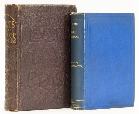 NO RESERVE Whitman (Walt) Leaves of Grass, third edition, Printing 3, engraved portrait frontispiece by S.A.Schoff in third s
