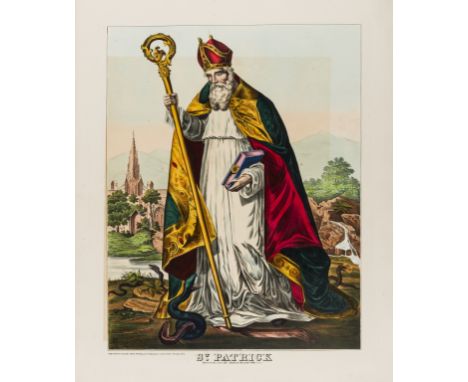 Irish-American printing.- Smith (William, Philadelphia-based printer and publisher) St. Patrick/ Born in the year 361. Died i