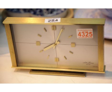 Seth Thomas 1970s mantel clock. This lot is not available for in-house P&amp;P 