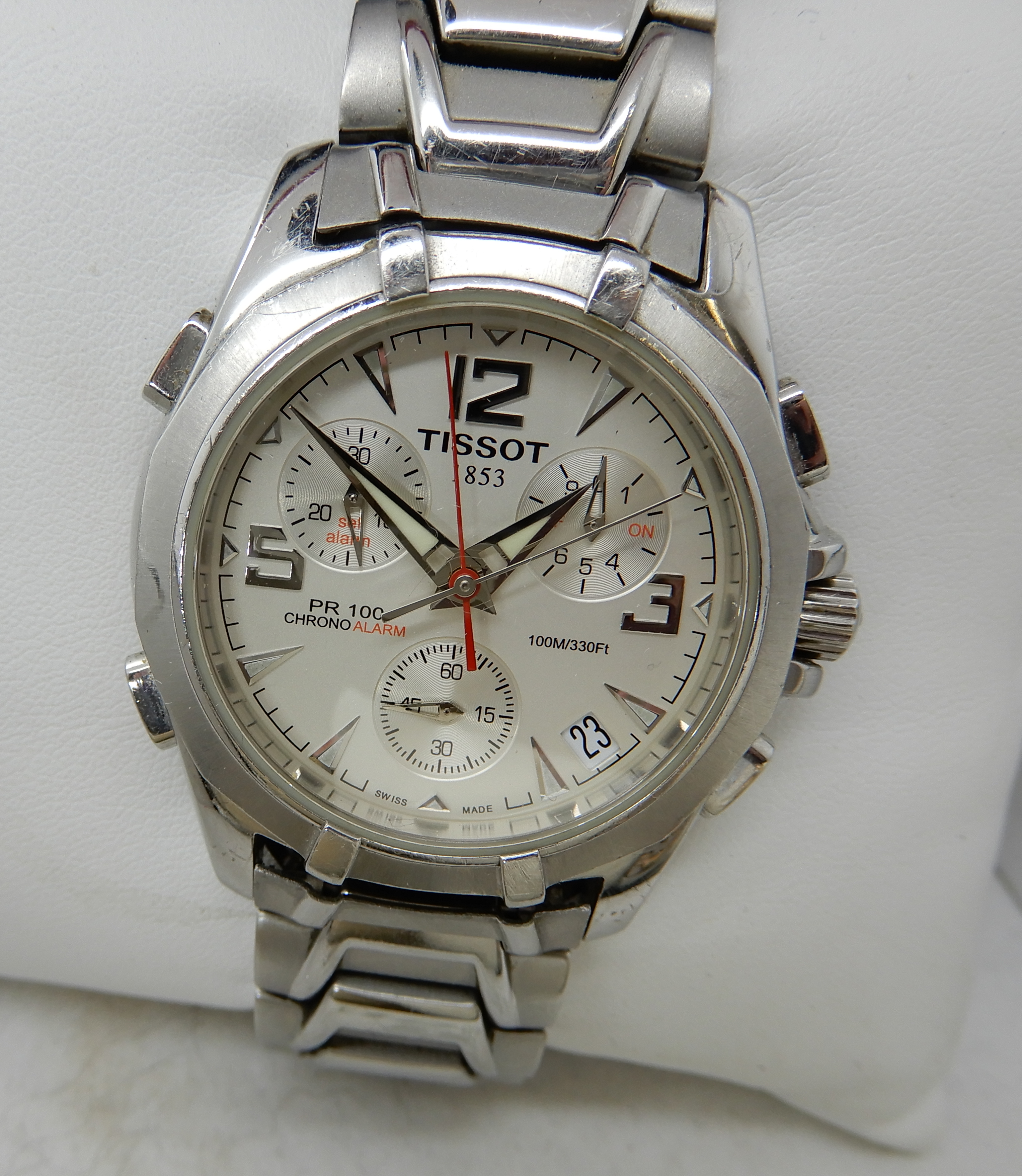 tissot pr100 chrono alarm
