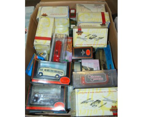 A box of various Exclusive First Edition, Matchbox and other models in original boxes Condition Report: Available upon reques