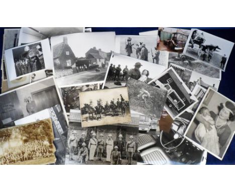 Photographs, approx. 300 images of assorted sizes dating from approx. 1890 - 1950 to include storm damage, floods, fire briga