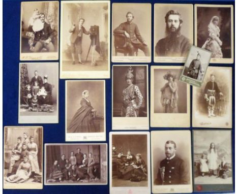 Photographs, Cabinet Cards, 16 cards to include Ballington Booth (founder of Volunteers of America), Bramwell Booth (first Ch