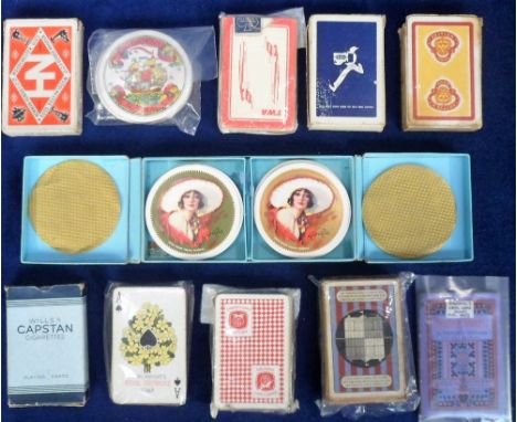 Advertising Playing Cards, Rio Rita a boxed double pack of circular cards produced as a souvenir of the 1929 film 'Rio Rita' 