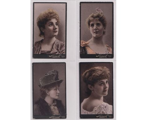 Cigarette cards, USA, Duke's, Stars of the Stage, Third Series, 'X' size (24/25, ref N131, missing picture no 4) (edge knocks
