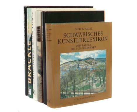 Konvolut KunstbücherGert K. Nagel, Schwäbisches Künstlerlexikon, München, Kunst &amp; Antiquitäten, 1986; Brigitte Reinhardt,
