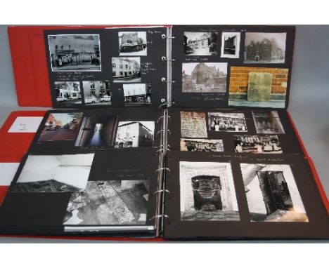 AN EXTENSIVE ARCHIVE OF PHOTOGRAPHS AND EPHEMERA SHOWING THE HISTORY AND THE CHANGING FACE OF LICHFIELD, contained in sixteen