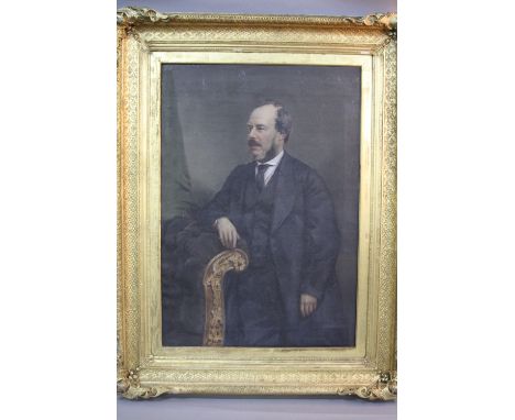 LATE 19TH CENTURY BRITISH SCHOOL, half length portrait of a gentleman believed to be James Morris, a master jeweller and the 