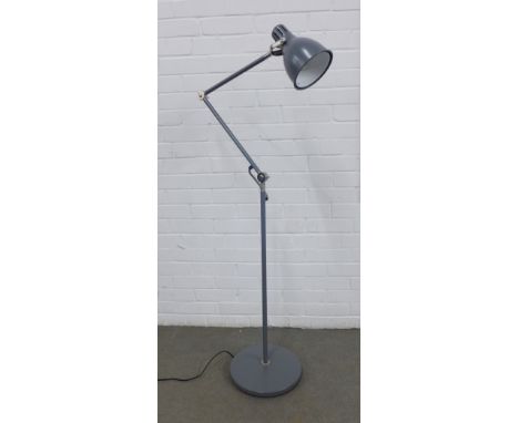 Modern floor standing angle poise style lamp