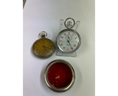  Vintage pocket watch &amp; stopwatch 