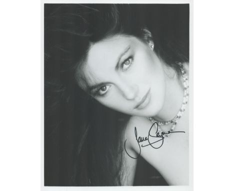 Jane Seymour signed 10 x 8 inch b/w portrait photo. All autographs come with a Certificate of Authenticity. We combine postag