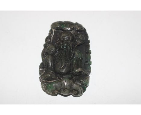 A jade type Buddha pendant 