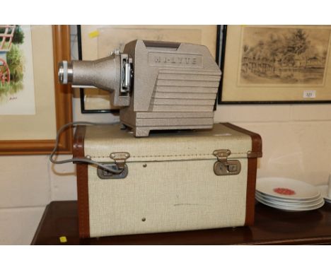 A vintage cased slide projector