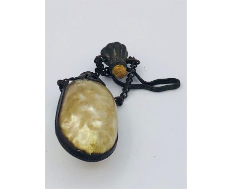 A Mother of Pearl Vintage Scent Bottle.