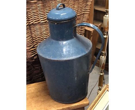 Blue enamel creamer 