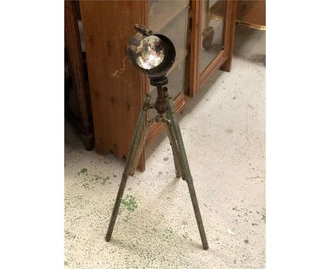 A Vintage Tripod light