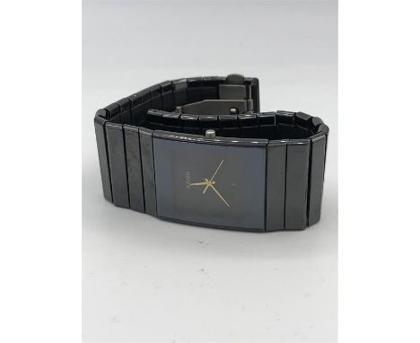 A Rado Titanium black ceramic watch
