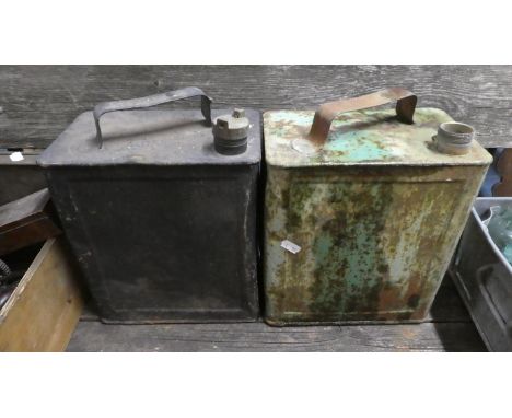 Two Vintage Petrol Cans 