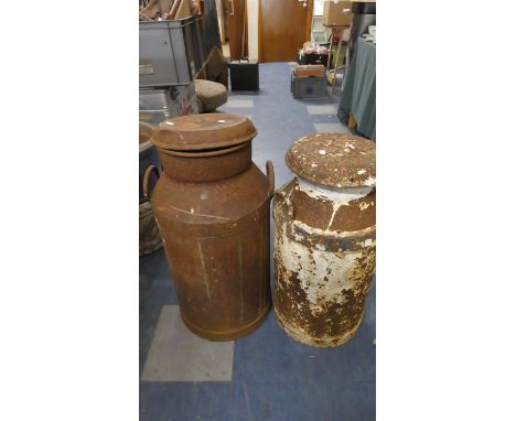 Two Vintage Churns 