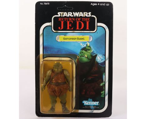 Vintage Kenner Star Wars Return of The Jedi Gamorrean Guard  Original Carded Moc Unpunched Action Figure. Product number 7067
