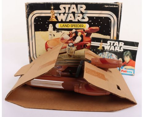 Vintage Star Wars Land Speeder Palitoy boxed 1977.  Complete good condition. With inserts. Missing Instructions. Box and tape
