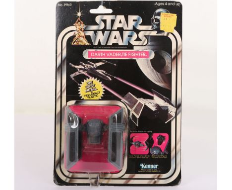 Kenner Star Wars Vintage Darth Vader Tie Fighter Diecast Vehicle carded moc. Product No.39160 diecast metal-high impact plast
