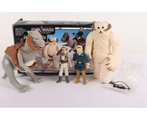 Scarce Vintage Star Wars The Power of the Force Hoth Rescue Complete Playback Vehicle Boxed. Complete with figures.  Some box