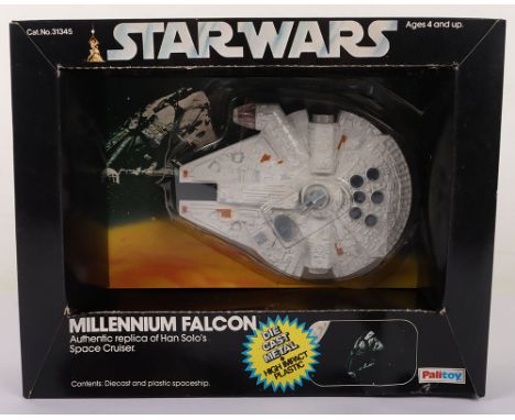 Palitoy Star Wars Vintage Millennium Falcon Diecast Vehicle in Original Packaging. Product no. 31345. Box in good condition w