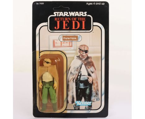 Vintage Star Wars Return of the Jedi Prune Face Original Unpunched Carded Moc Action Figure Kenner. Product no. 71320. Factor
