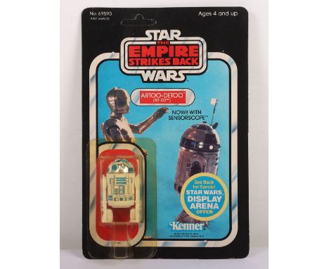 Vintage Star Wars The Empire Strikes Back Artoo-Detoo (R2-D2) Sensorscope Original Unpunched Carded Moc Action Figure Kenner.